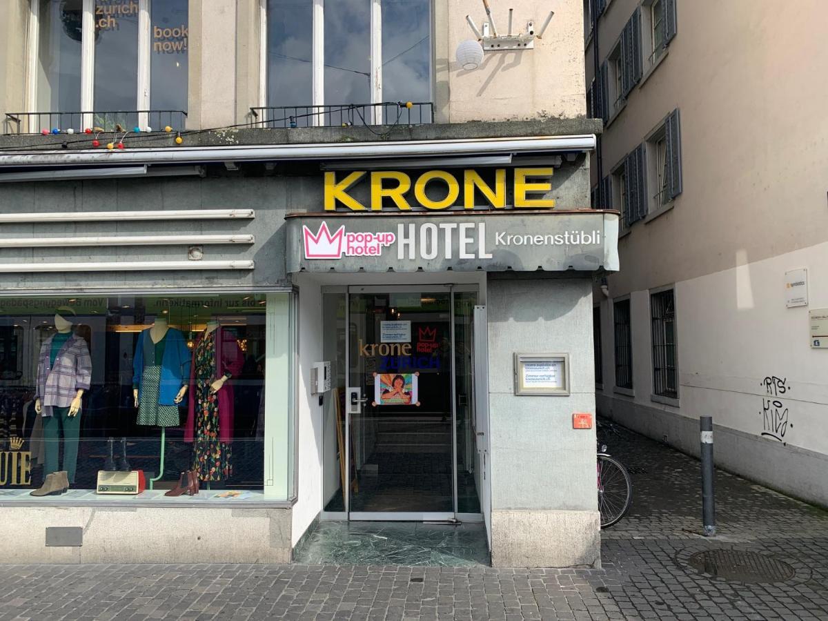 Pop Up Hotel Krone Zuerich Dış mekan fotoğraf