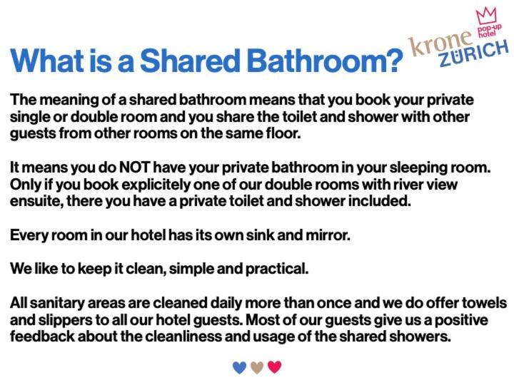 Pop Up Hotel Krone Zuerich Dış mekan fotoğraf